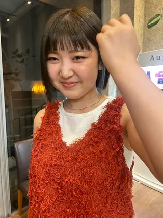 ショート 🤍垢抜け♡透明感 カラーmoeka🤍のヘアスタイル