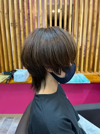 ショート カラー ヘアカラー&縮毛矯正 STAR☆RIVERのヘアスタイル