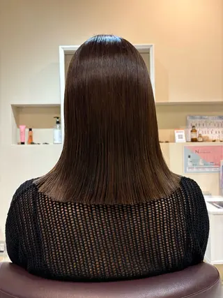 ミディアム カラー SALOWIN名古屋栄店所属・Yuuki🌷名古屋 栄 カラー/ボブのヘアスタイル