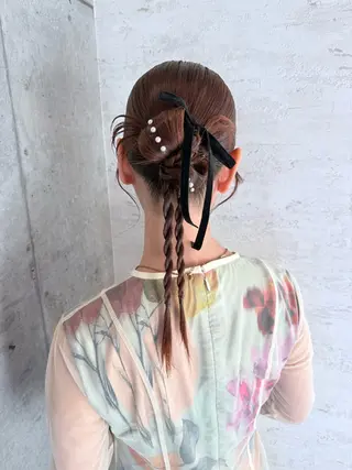 ヘアアレンジ 女性に人気♪ はやしほのかのヘアスタイル