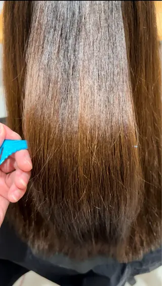ロング カラー 似合わせ 顔周りYUUGAのヘアスタイル