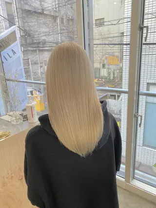 ロング カラー ブリーチ指名 NO1🌈SAKIのヘアスタイル