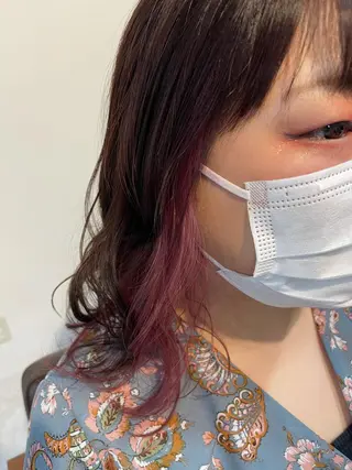 ミディアム カラー m i k u n aのヘアスタイル