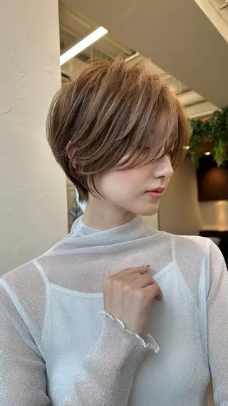 ショート 銀座似合わせショート 広瀬和輝のヘアスタイル