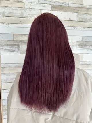 ロング カラー 松本 湧貴のヘアスタイル