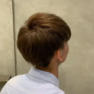 ショート カラー メンズ 金田 ありさのヘアスタイル
