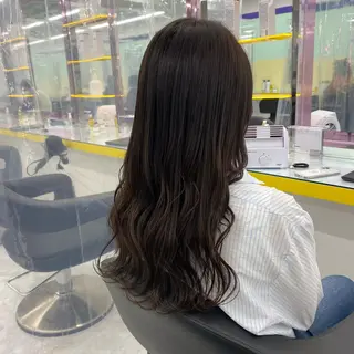 セミロング カラー ヘアアレンジ mai🍑暖色カラー /レイヤー💖のヘアスタイル