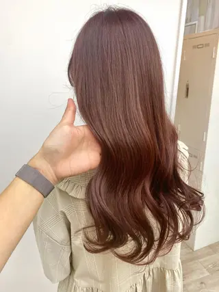 セミロング カラー ☀️透明感color KURO☀️のヘアスタイル
