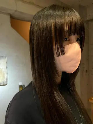 ロング カラー 🦮shiori アイドルオタク🦮のヘアスタイル