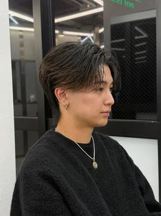 ミディアム 【色気×韓国ヘア】 DAISUKEのヘアスタイル
