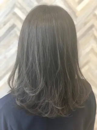 セミロング 久保木 真人のヘアスタイル