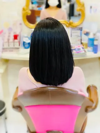 ミディアム 菅沼 美咲のヘアスタイル