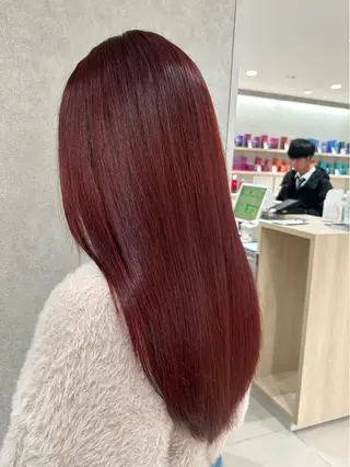 ロング カラー ⟡.·韓国ヘア*.゚ 室岡 咲希のヘアスタイル