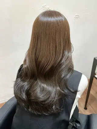 ロング カラー 加藤 杏のヘアスタイル