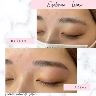 アイブロウ Luana wax 🐚根本のエステ・リラクイメージ