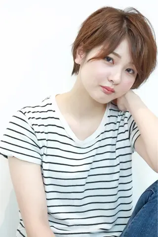 ショート カラー [店長]加地 峻のヘアスタイル