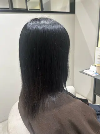 ミディアム 平日カットモデル 高岡/山崎開世のヘアスタイル