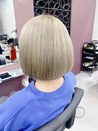 カラー 酸性ストレート 髪質改善のヘアスタイル