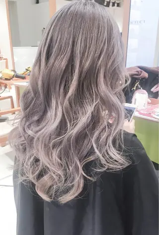 ロング カラー モテ髪透明感❤️ デイズヘアカラーのヘアスタイル