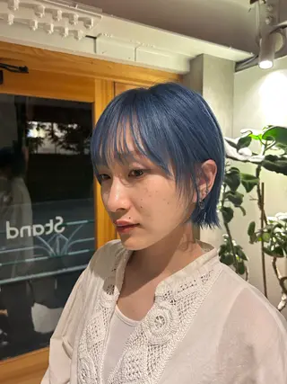 ショート カラー キノシタナナコ /渋谷/ボブのヘアスタイル