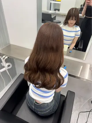 ロング うる艶🫧寒色カラー 💜🦋🫧ミズキのヘアスタイル