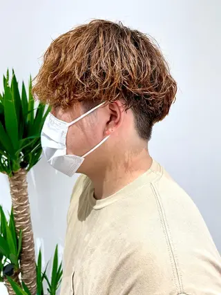 ショート パーマ メンズ メンズパーマ特化/ メッシュ/薫/店長のヘアスタイル