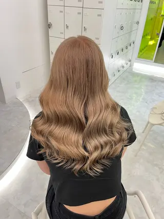 ロング カラー ヘアアレンジ 縮毛矯正🤍 盛れるボブ/ひかりのヘアスタイル