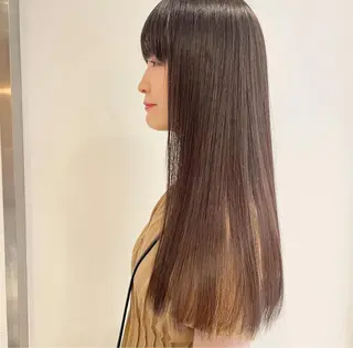 ロング ハイトーン/ 髪質改善/ヒロタリカのヘアスタイル