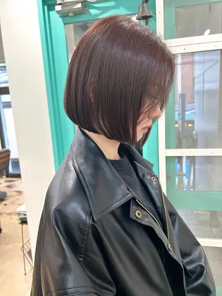 ショート カラー 河本 早智子のヘアスタイル