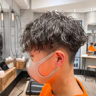 ショート パーマ メンズ 新宿メンズ専門 モテ清潔感パーマ特化のヘアスタイル