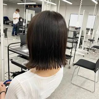 ショート カラー 💕コテ巻き風パーマ 💕KEIYA 💕のヘアスタイル