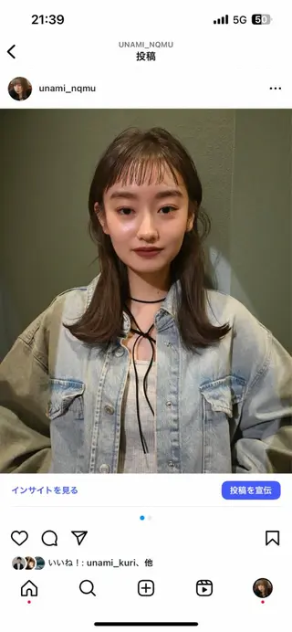 カラー aya / ニュアンスカラーのヘアスタイル