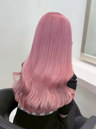 ロング カラー ハイトーンカラー💞 くるみ🎀のヘアスタイル