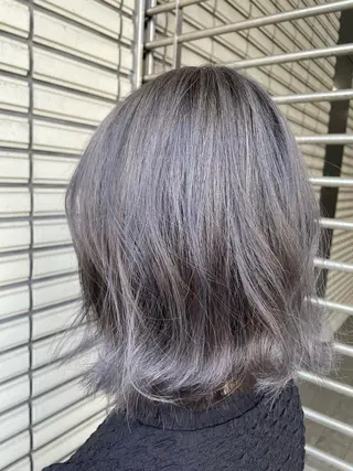 ショート カラー NINE＋/代表 ブリーチ特化型サロンのヘアスタイル