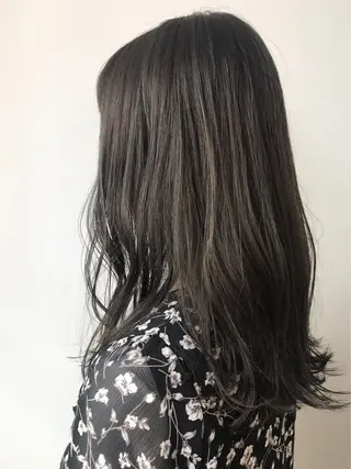 セミロング カラー パーマ×ウルフカット koya☆のヘアスタイル