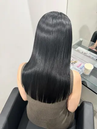 ロング 中村 俊介のヘアスタイル