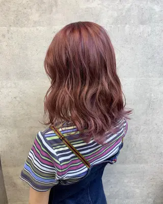 ミディアム カラー 今野 美栄のヘアスタイル