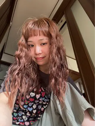 セミロング パーマ 【takk】 ナカヤママサヨシのヘアスタイル