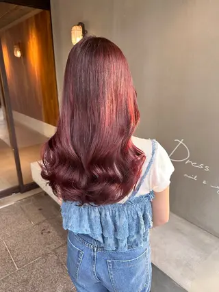 ロング カラー ピンクカラー/ mana🎀のヘアスタイル