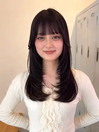ロング un ジュリアのヘアスタイル