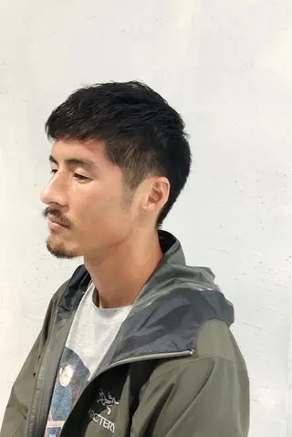 ショート パーマ メンズ 髪質改善/顔まわり 石原のヘアスタイル