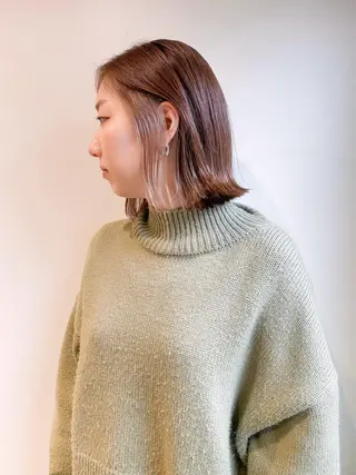 ミディアム カラー 板谷みさき /似合わせBobのヘアスタイル