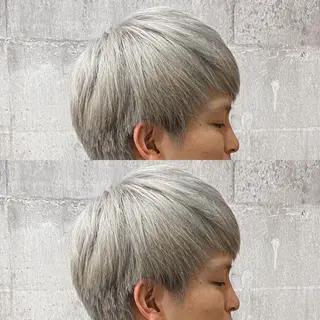 ショート カラー メンズ 高橋 宏輔のヘアスタイル