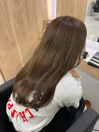 ロング 川畑 花菜のヘアスタイル
