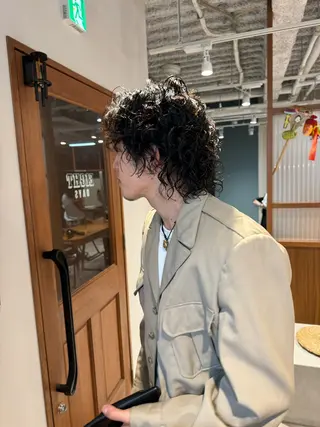 パーマ メンズ 高橋 充輝のヘアスタイル
