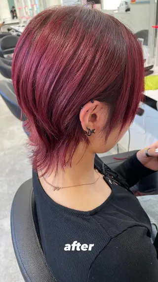 セミロング カラー 履歴修正屋さん／ ブロンド／ホワイトのヘアスタイル