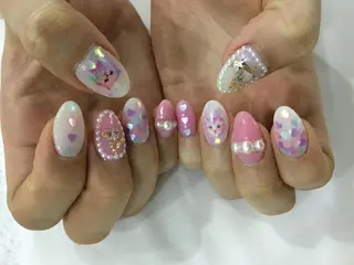 ネイル 💎🐰 saki. m 🐰💎のネイルデザイン