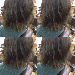 ミディアム セミロング カラー 🟦髪質改善6年 💊YAMAMOTOのヘアスタイル