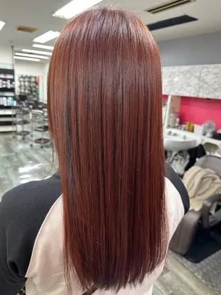 ロング カラー 矢島 成美のヘアスタイル