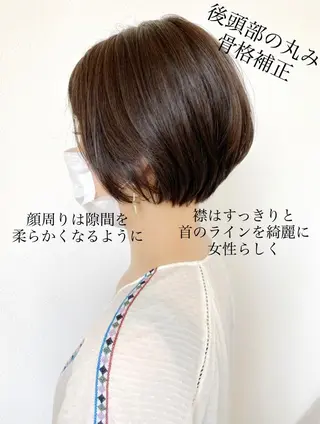 ショート カラー 吉祥寺小顔×ショート 🍋宮本大輔🍋のヘアスタイル